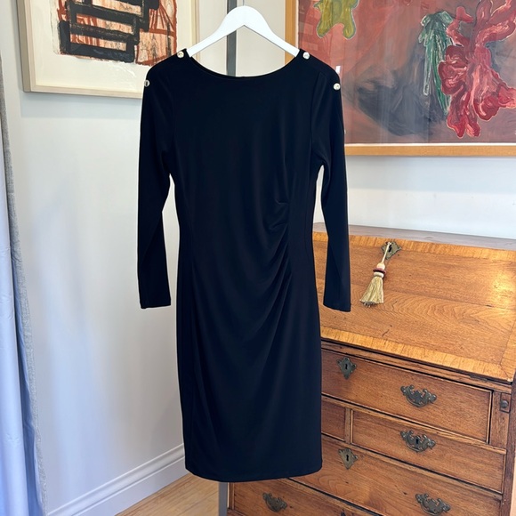 SCAPA By Lauren Perre 7229 Dress with Button Detail - Picture 1 of 6